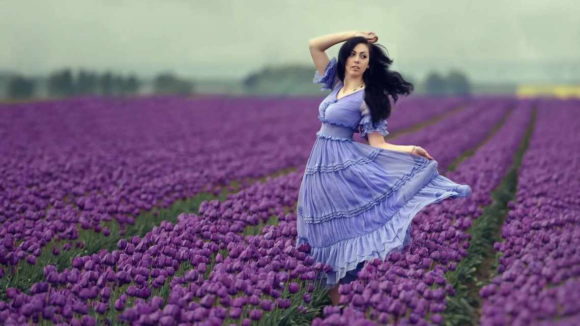 Платье-тюльпан – вдохновение цветами