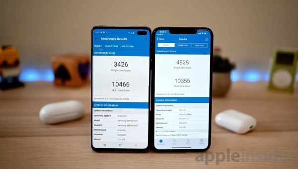 Результаты «Benchmark» Samsung Galaxy S10+ показали, что ему не сравниться с iPhone XS