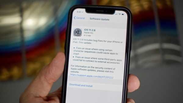 Apple перестала подписывать iOS 11.2.6