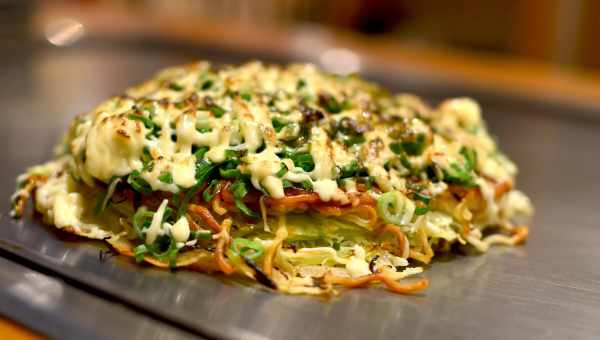 Японская пицца Окономияки (Okonomiyaki)